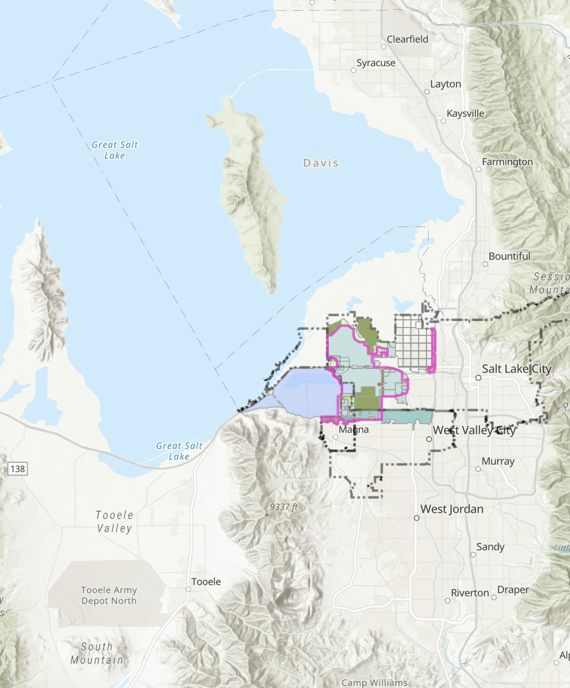 Screenshot of UIPA Zoning Map